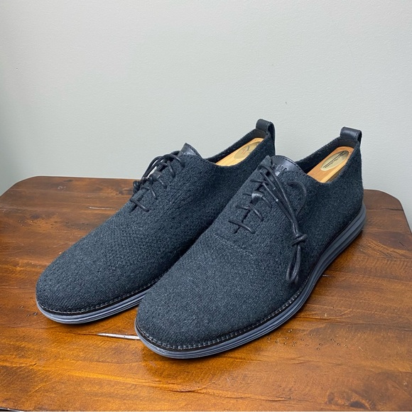 Cole Haan Charcoal Comfortable Wool Shoe size 10 - Picture 4 of 13